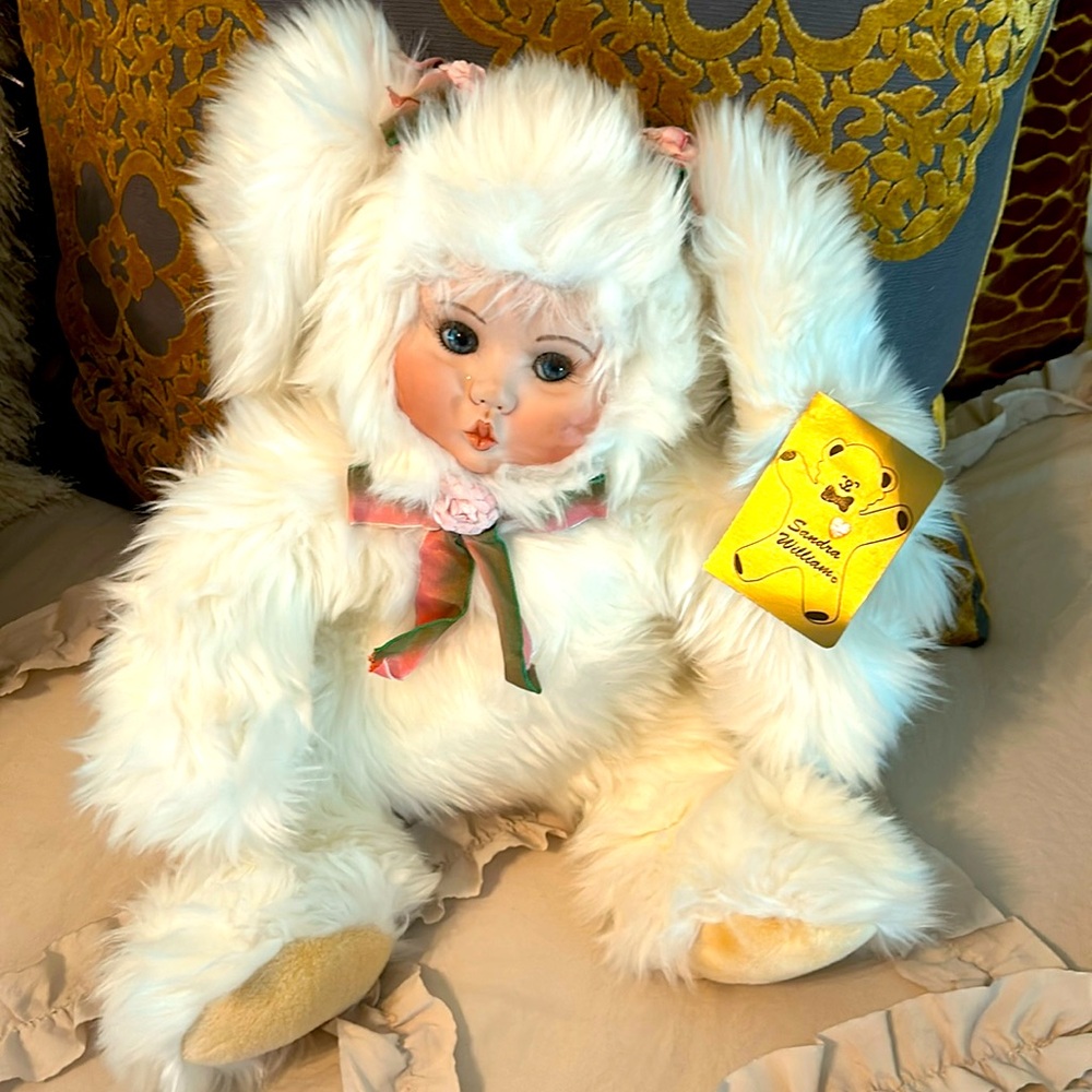 Sandra William Kissy porcelain face doll
